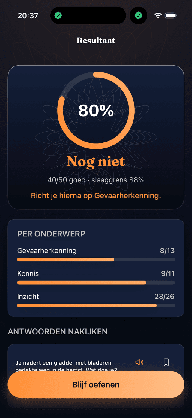 Weet zeker dat je klaar bent